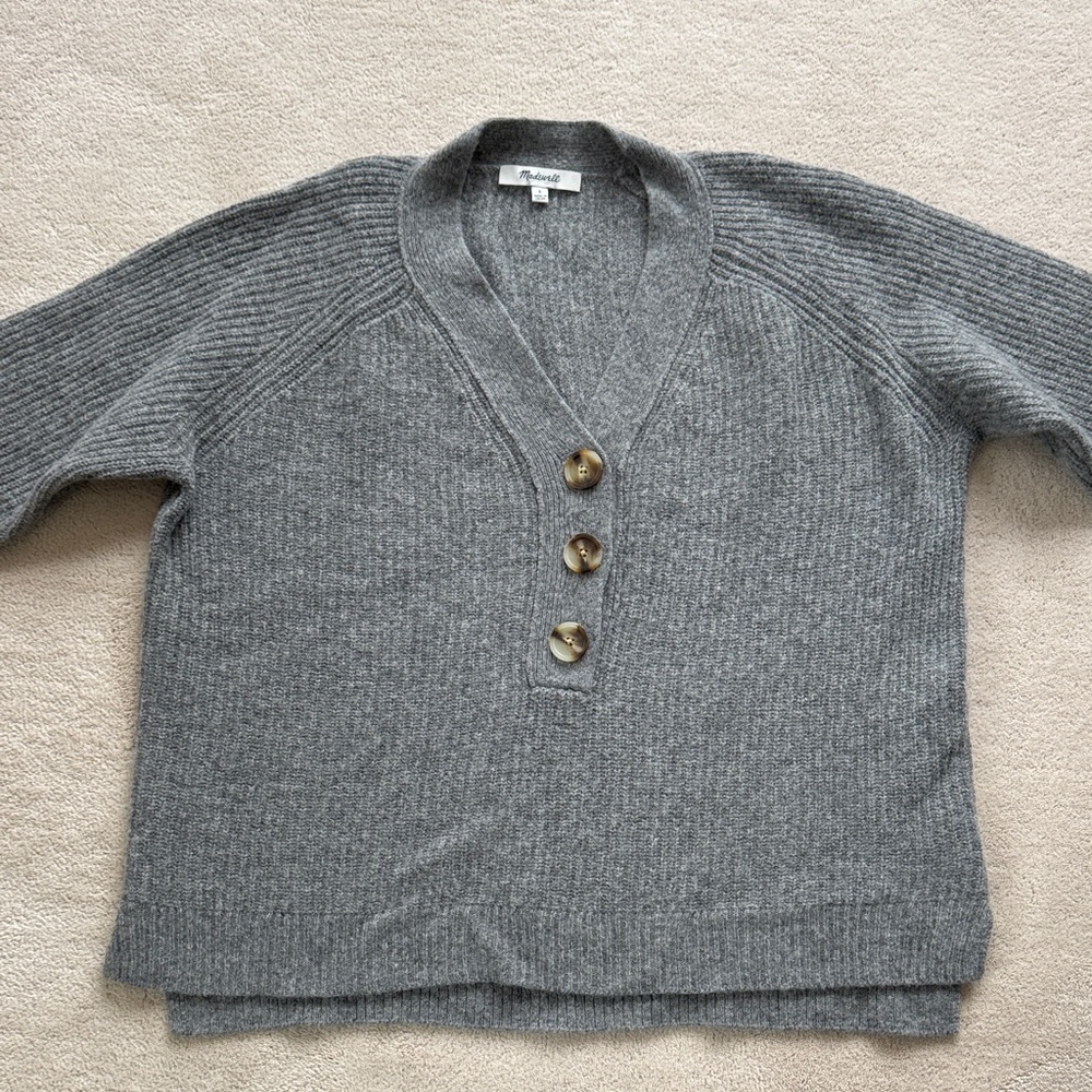 Madewell Gray Sweater size Small